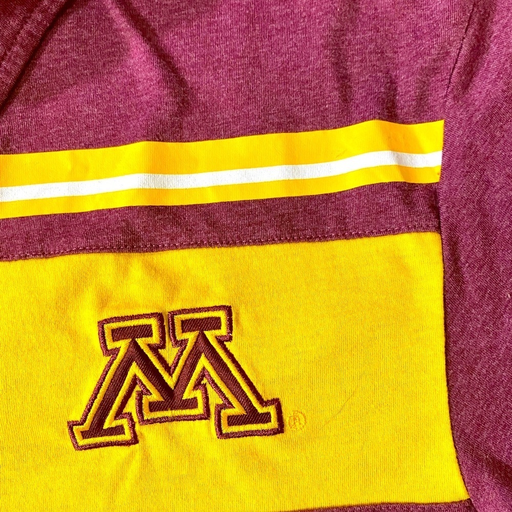 University of Minnesota Men’s Colosseum 3 Button Polo Embroidered Logo XXL - Picture 3 of 4